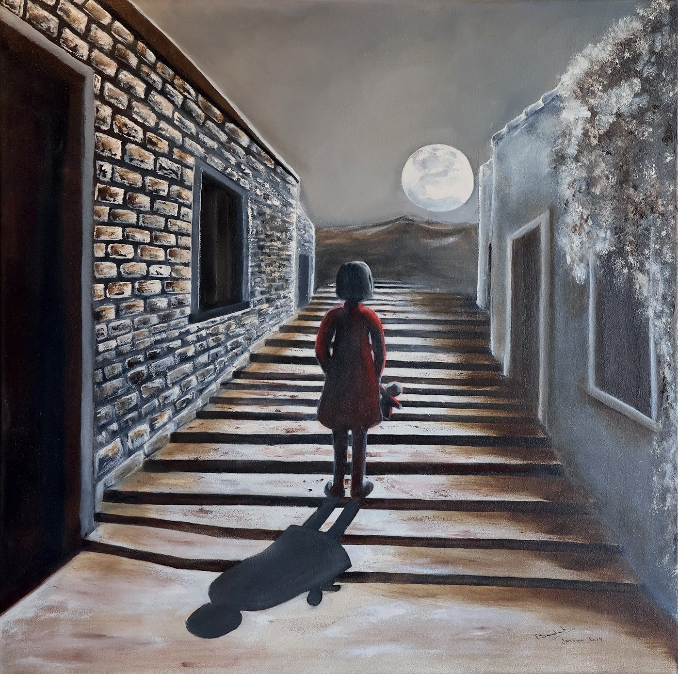La petite fille à la poupée